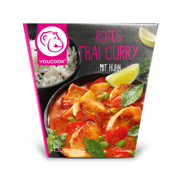 Youcook Produkt Rotes Thai Curry mit Huhn